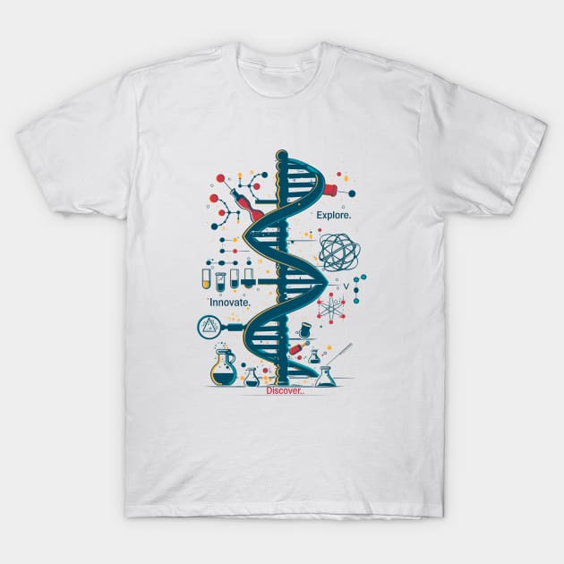 Explore. Innovate. Discover T-Shirt by CreArtive